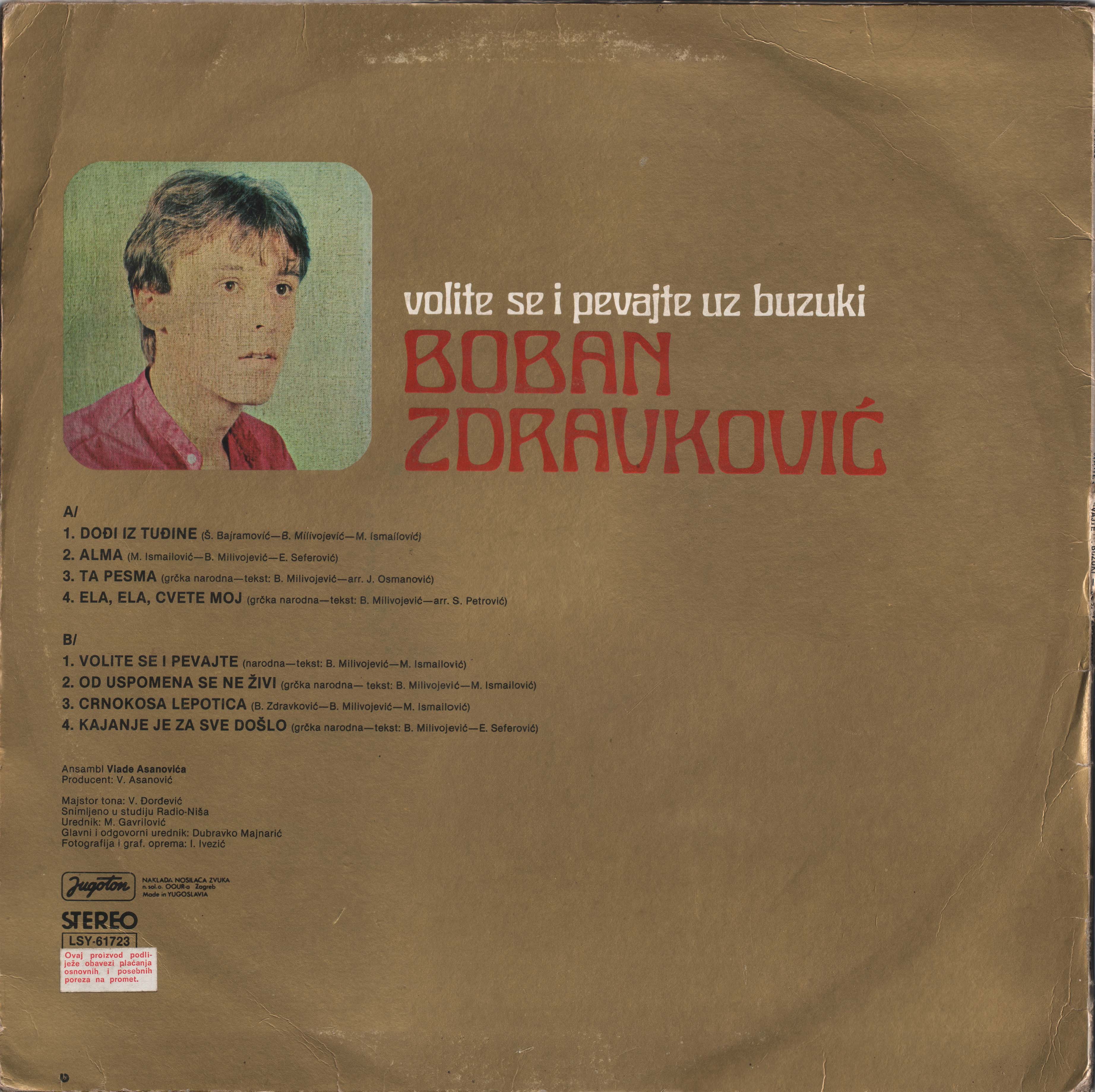 Boban Zdravkovic 1982 Z