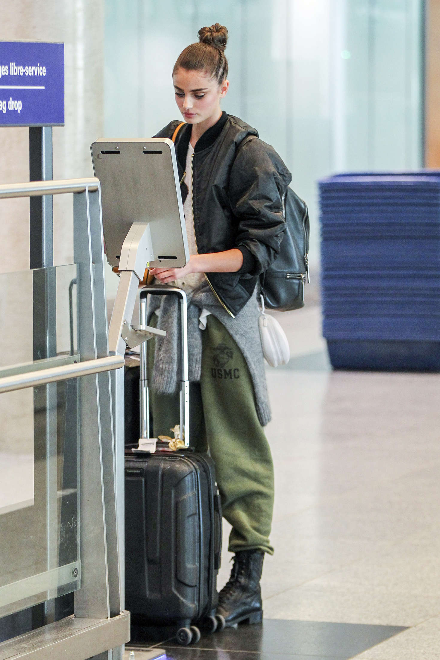 Taylor Hill Arriving at Airport in Canada 09