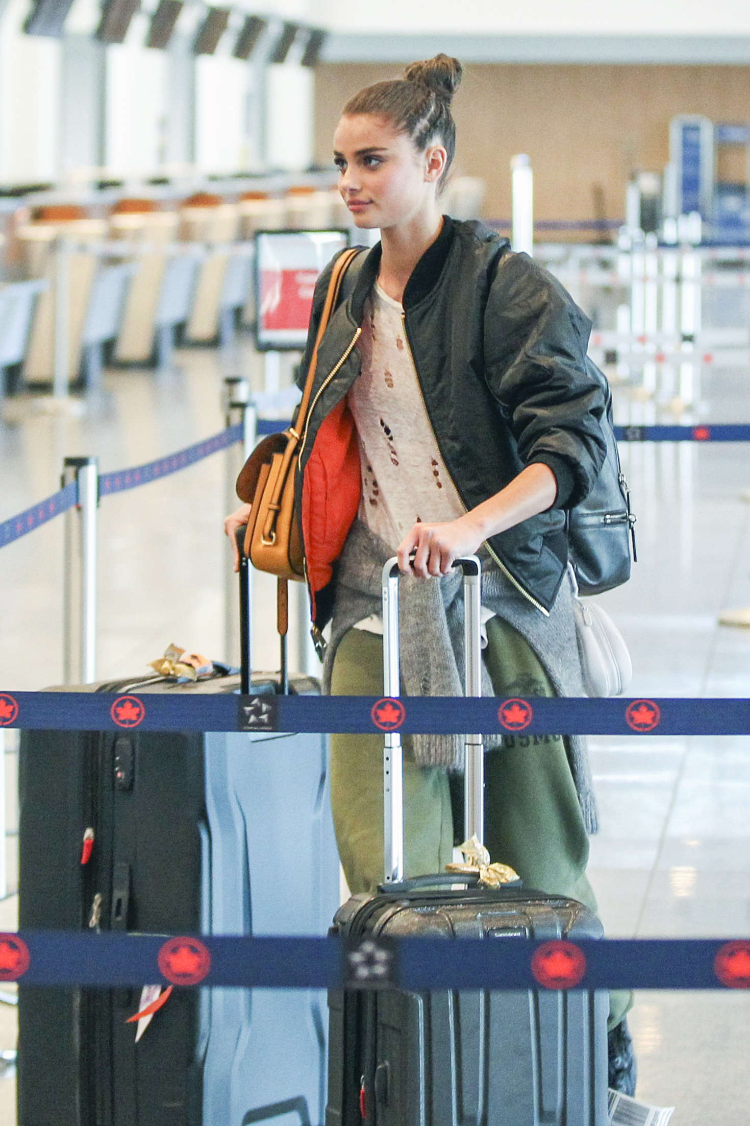 Taylor Hill Arriving at Airport in Canada 06