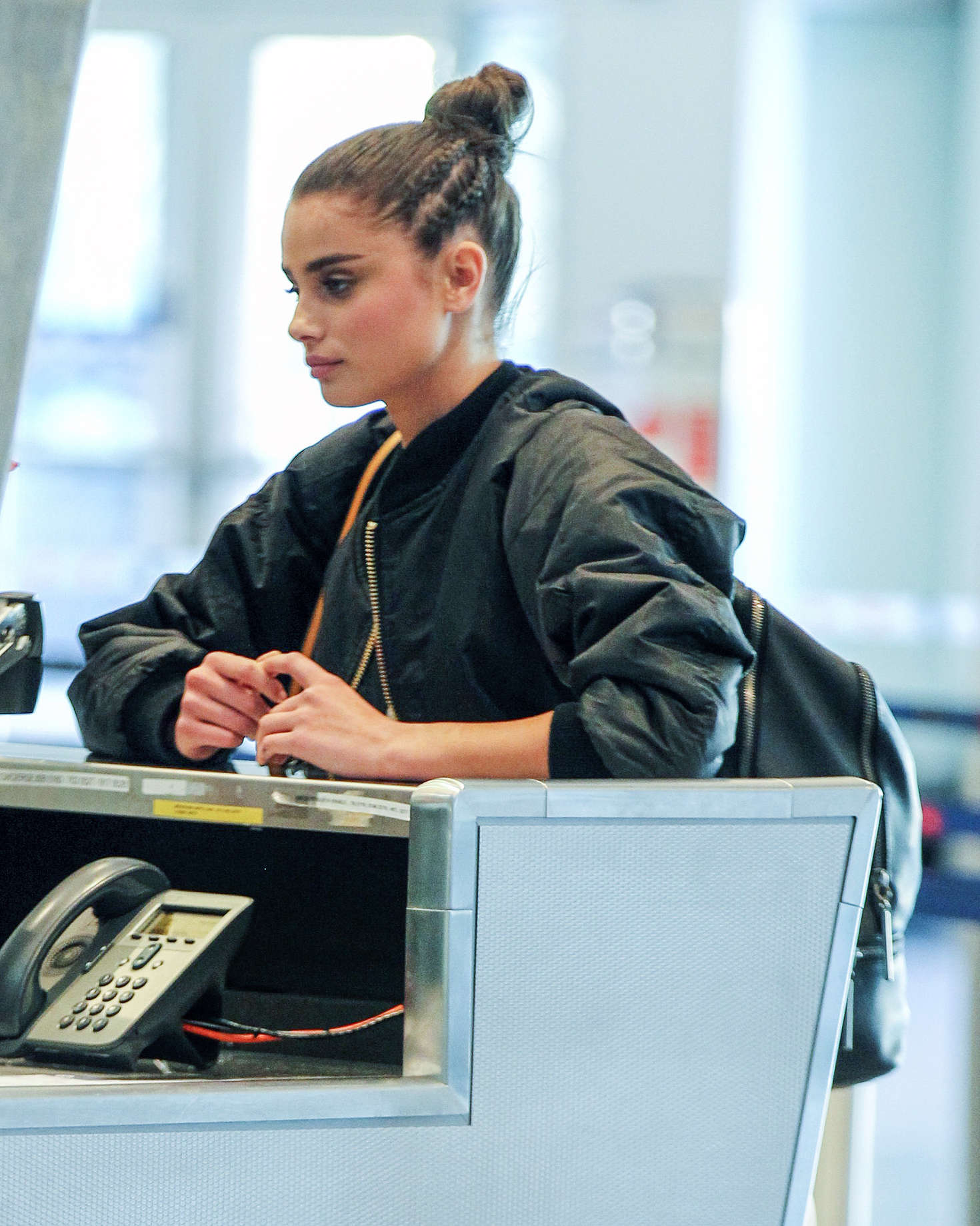 Taylor Hill Arriving at Airport in Canada 05
