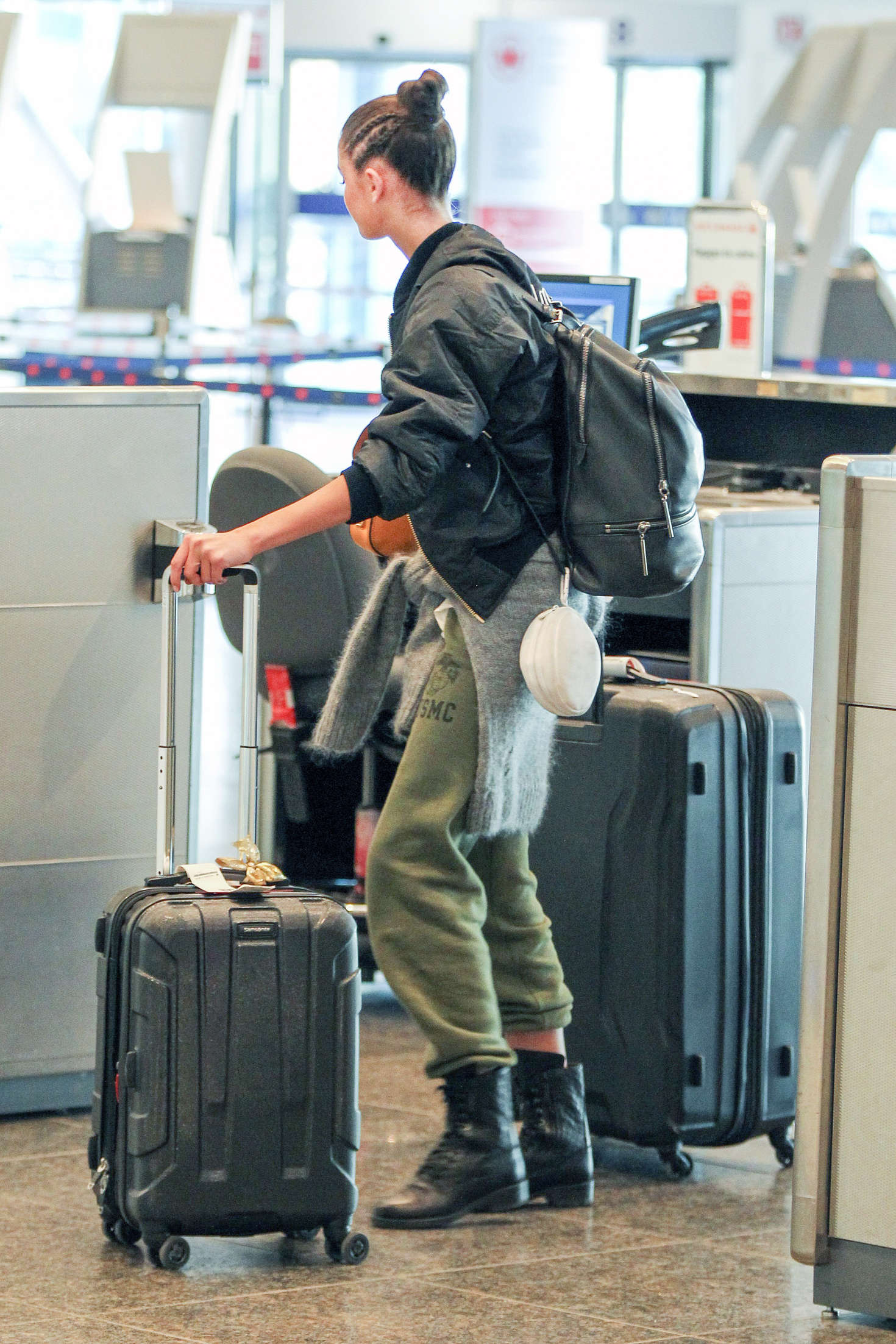 Taylor Hill Arriving at Airport in Canada 07