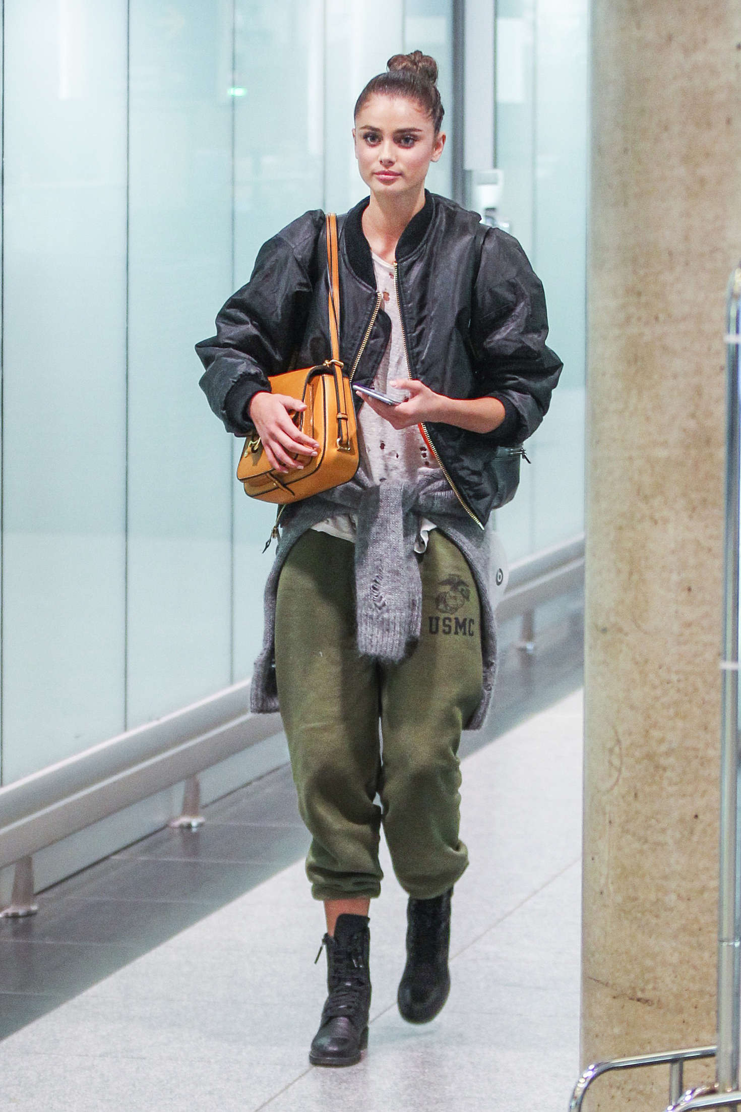 Taylor Hill Arriving at Airport in Canada 11