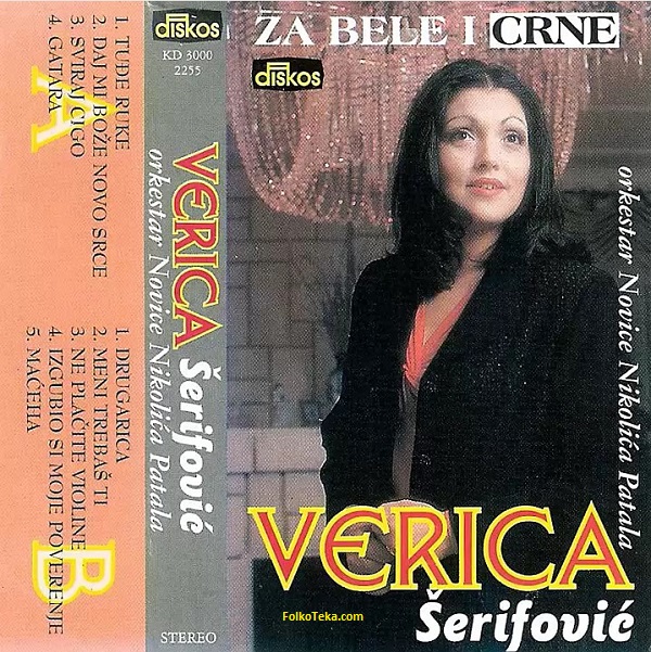 Verica Serifovic 1996 Za crne i bele a